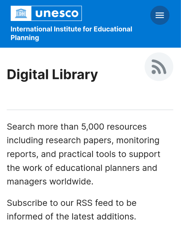 UNESCO IIEP Curated Library