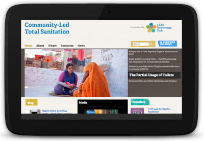 Community Led Total Sanitation webpage
